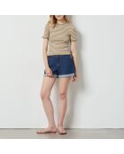 Olijfgestreepte kaneeltop