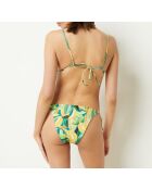 BH ohne Dreiecksbügel und ohne Schale Verso gedruckt auf grünem Grund