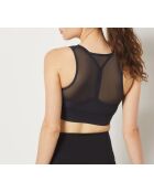 Sujetador negro con aros Punch