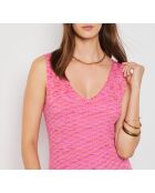 Snoeproze jurk van Camelia