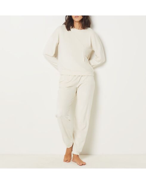 Pantaloni Rheanna ecru