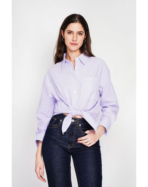 Chemise Josie lilas