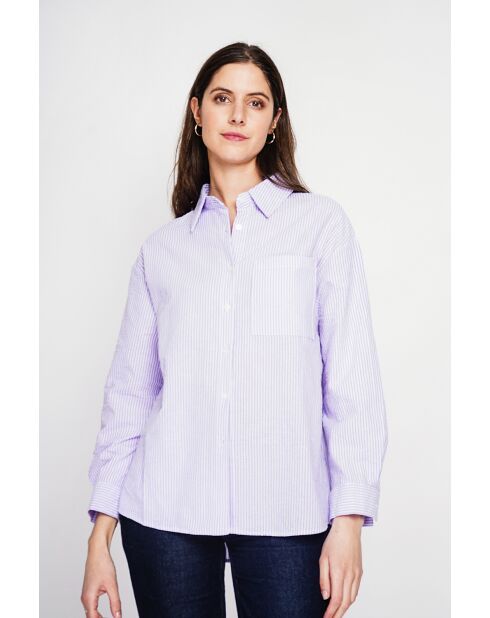 Chemise Josie lilas