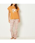 Braunes Ceinat-T-Shirt