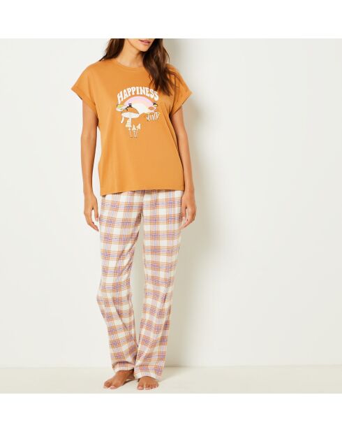 Braunes Ceinat-T-Shirt