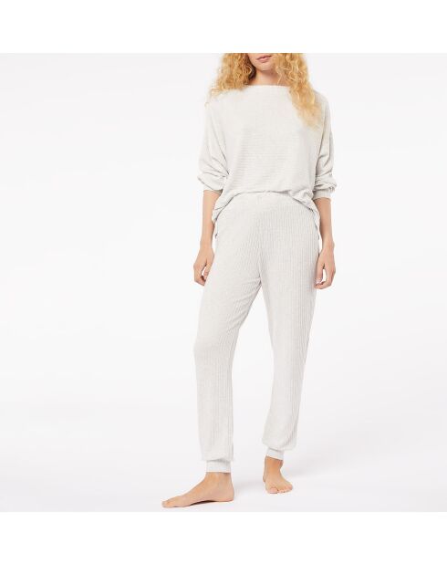 Pantaloni Calino grigi