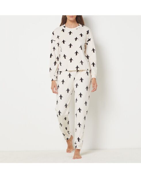 Pyjama deux pièces Noreen écrue