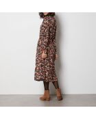 Veelkleurige Oya-jurk met print