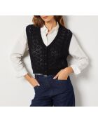 Paulina zwart vest