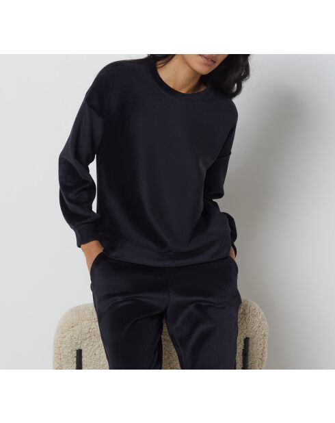 Sweatshirt Engel noir