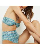 Mehrfarbige Boali SPE Bikinihose mit hoher Taille