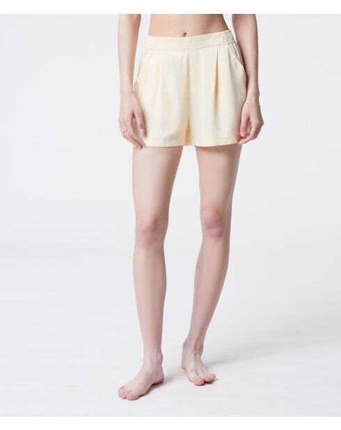 Priya zonnegele korte broek