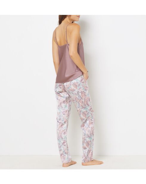 Pyjama trois pièces Caitlin taupe