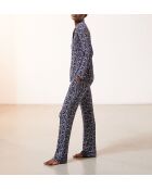 Marineblauw hemd Lou