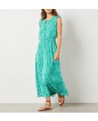 Maria-jurk gedrukt op een groene achtergrond