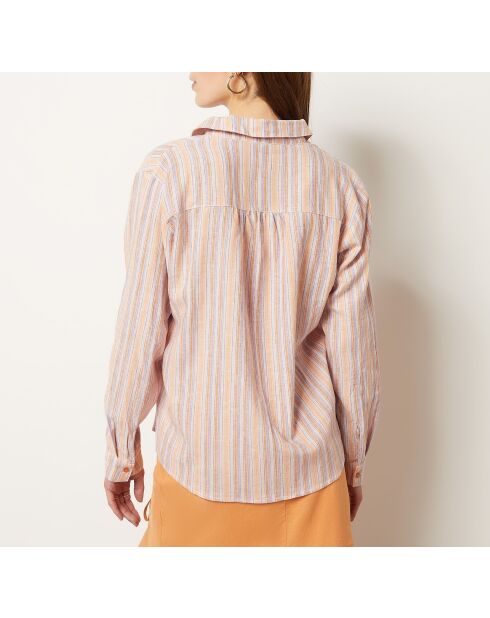 Mehrfarbiges Aline-Ray-Shirt