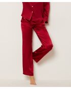 Pantaloni rosso perlato