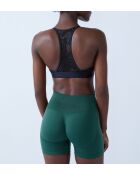 Sujetador con aros negro energético