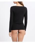 Warm Me Up schwarzes T-Shirt