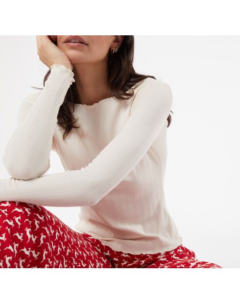 Emmet ecrufarbenes T-Shirt