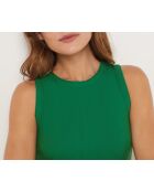 Camiseta sin mangas de color verde abeto