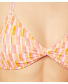 Twigy SPE BH mit dreieckigem Bügel, bedruckt, ohne Schale, rosa