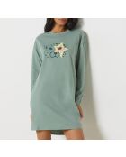 Big T Pomy Nilgrünes Nachthemd