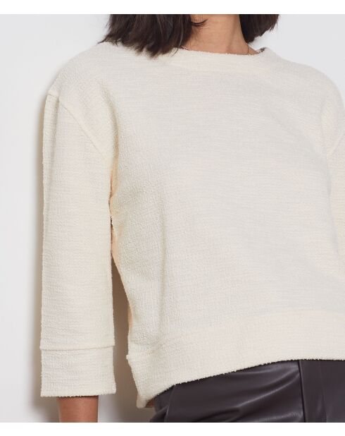 Aaron ecrufarbenes T-Shirt