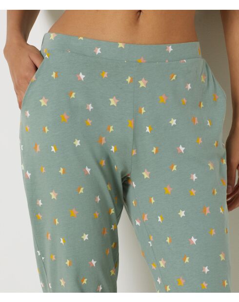 Nilgrüne Palmyre-Hose