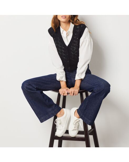 Paulina schwarze Strickjacke