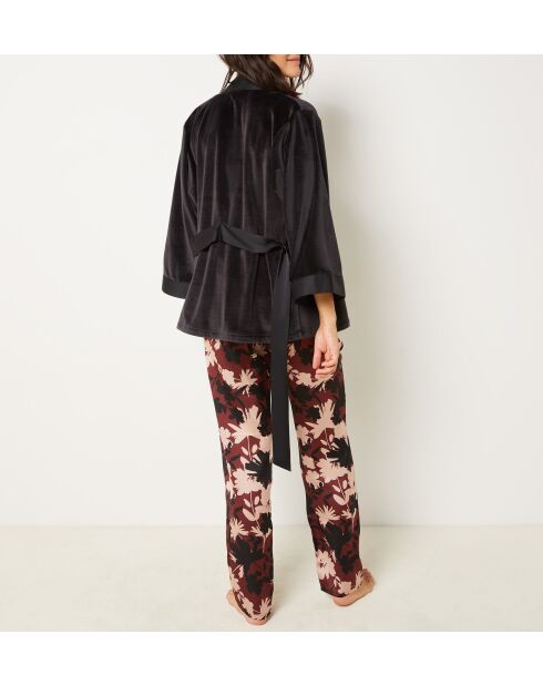 Pyjama trois pièces Janne noir