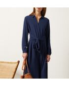 Marineblauwe jurk Amanda