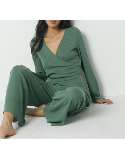 Sudadera Dolia caqui oliva