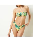 Verso Bügel-BH gedruckt auf blaugrünem Hintergrund