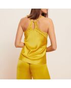 Heldergeel hemdje met libellen