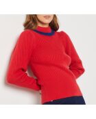 Maglione rosso Claudia
