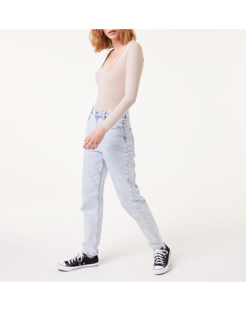 Warm Me Up sandfarbener, einteiliger Body