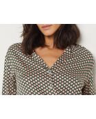 Roseanne Shirt mit Grenadinen-Print