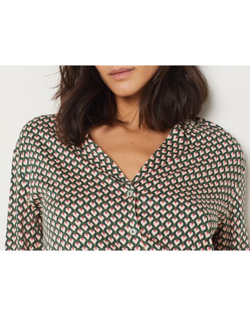 Roseanne Shirt mit Grenadinen-Print