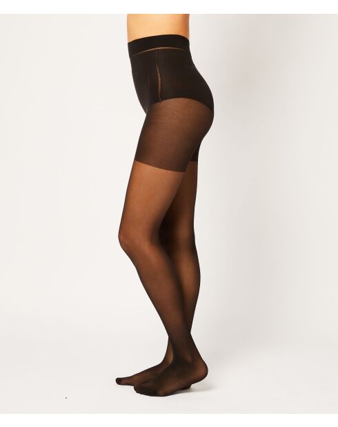 15D Triple Action schwarze Strumpfhose