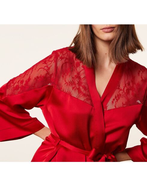 Déshabillé Dearness rouge