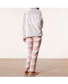 Rebecca Spe grauer dreiteiliger Pyjama