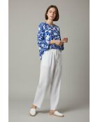 Top en lin mélangé Lucie royal