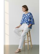 Top en lin mélangé Lucie royal