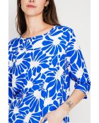 Top en lin mélangé Lucie royal