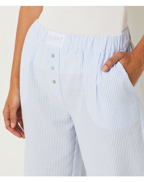 Pantaloni Joanna celeste