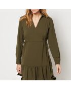 Ein olivfarbenes Kleid von Pepy in Khaki