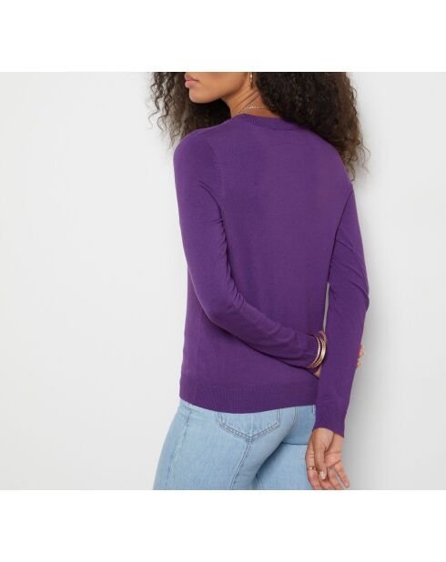 Maglione rotondo Criss viola