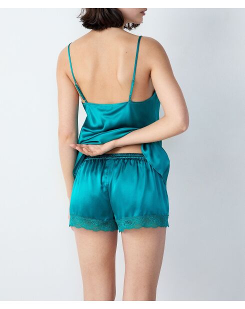 Milky celadon korte broek