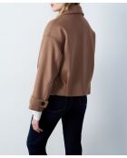 Manteau court Lora dune